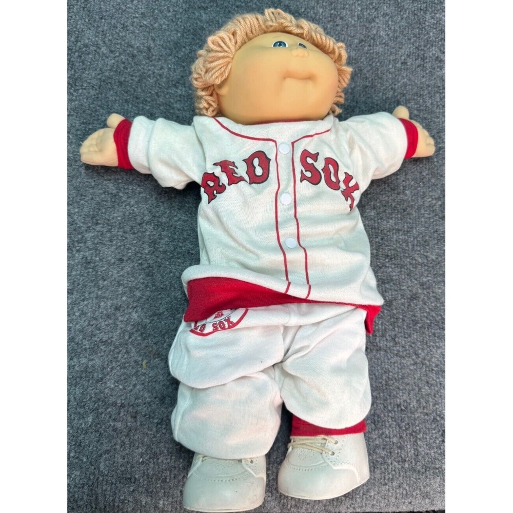 1982 Cabbage Patch Kids MLB Boston Red Sox Doll Coleco – Vintage No Hat